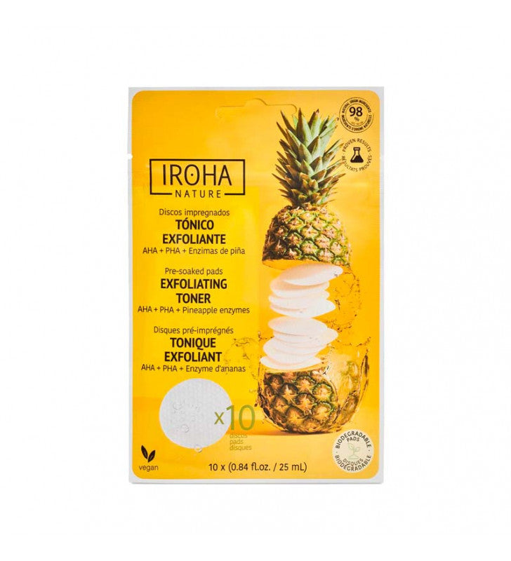 Discos impregnados Tónico Exfoliante - IROHA NATURE___7955___730131305