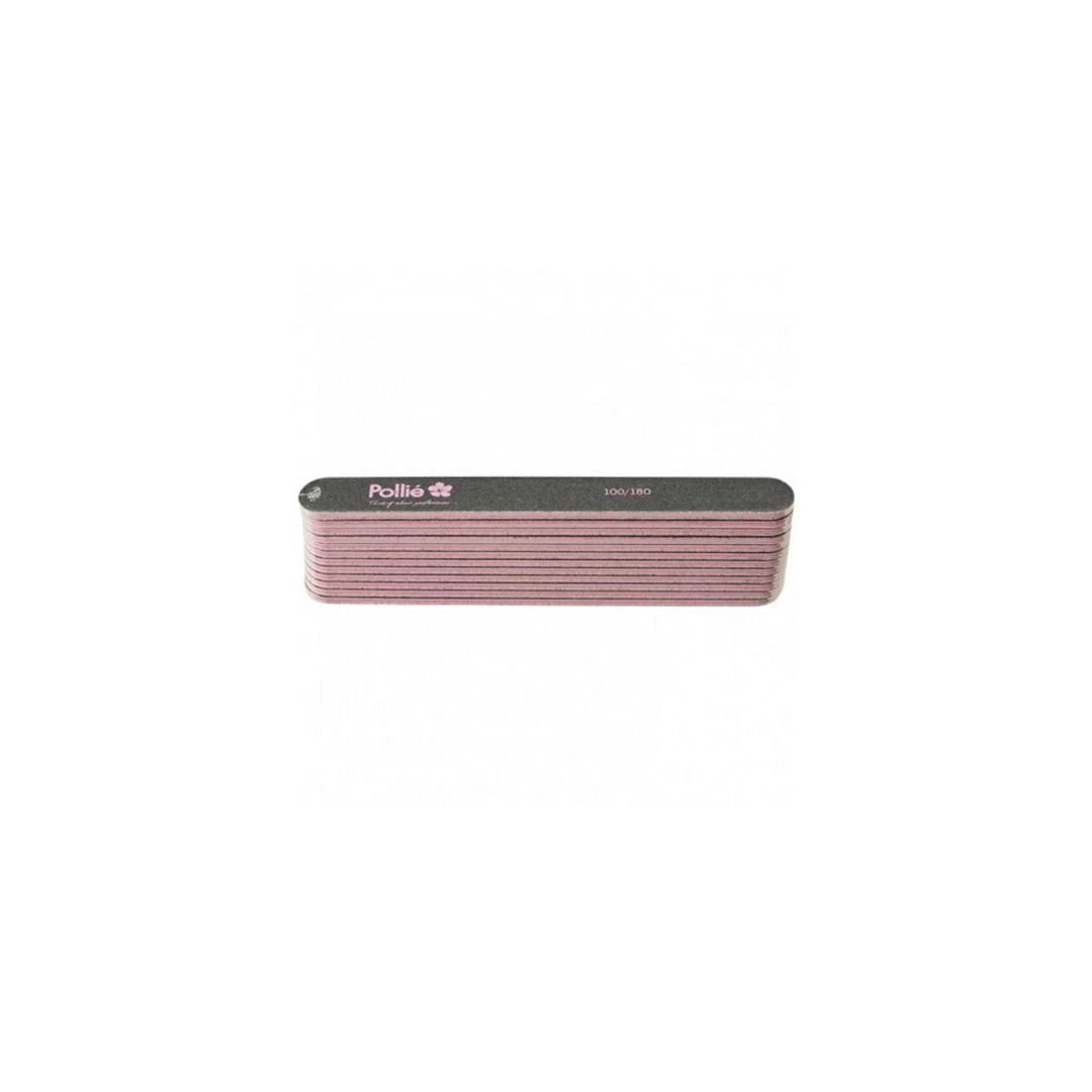 Pollié - Pack 12 limas de uñas 100/180 Profesional