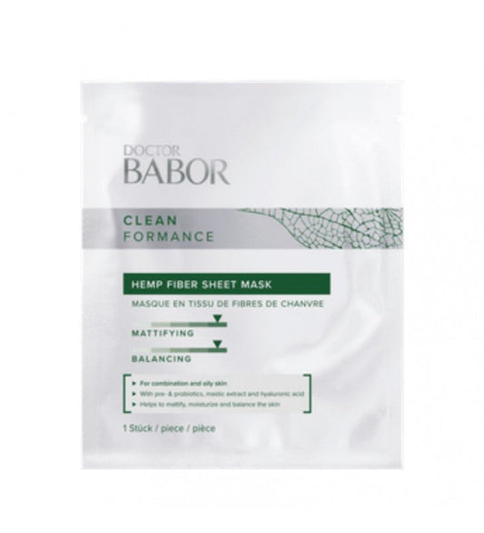 Cleanformance  Hemp Fiber sheet Mask - DOCTOR BABOR___3351___794905055