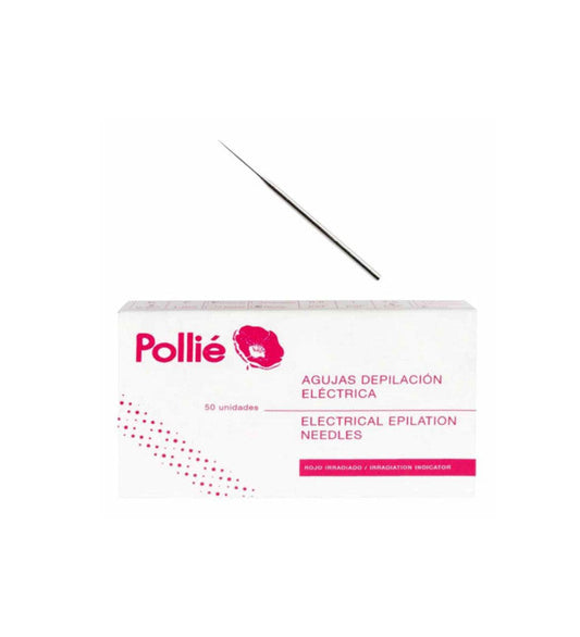 Pollié - Caja 50 agujas depilación cónicas Profesional___9032___1947409867